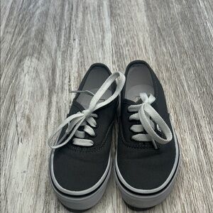 Vans Black and White Kids Sneakers